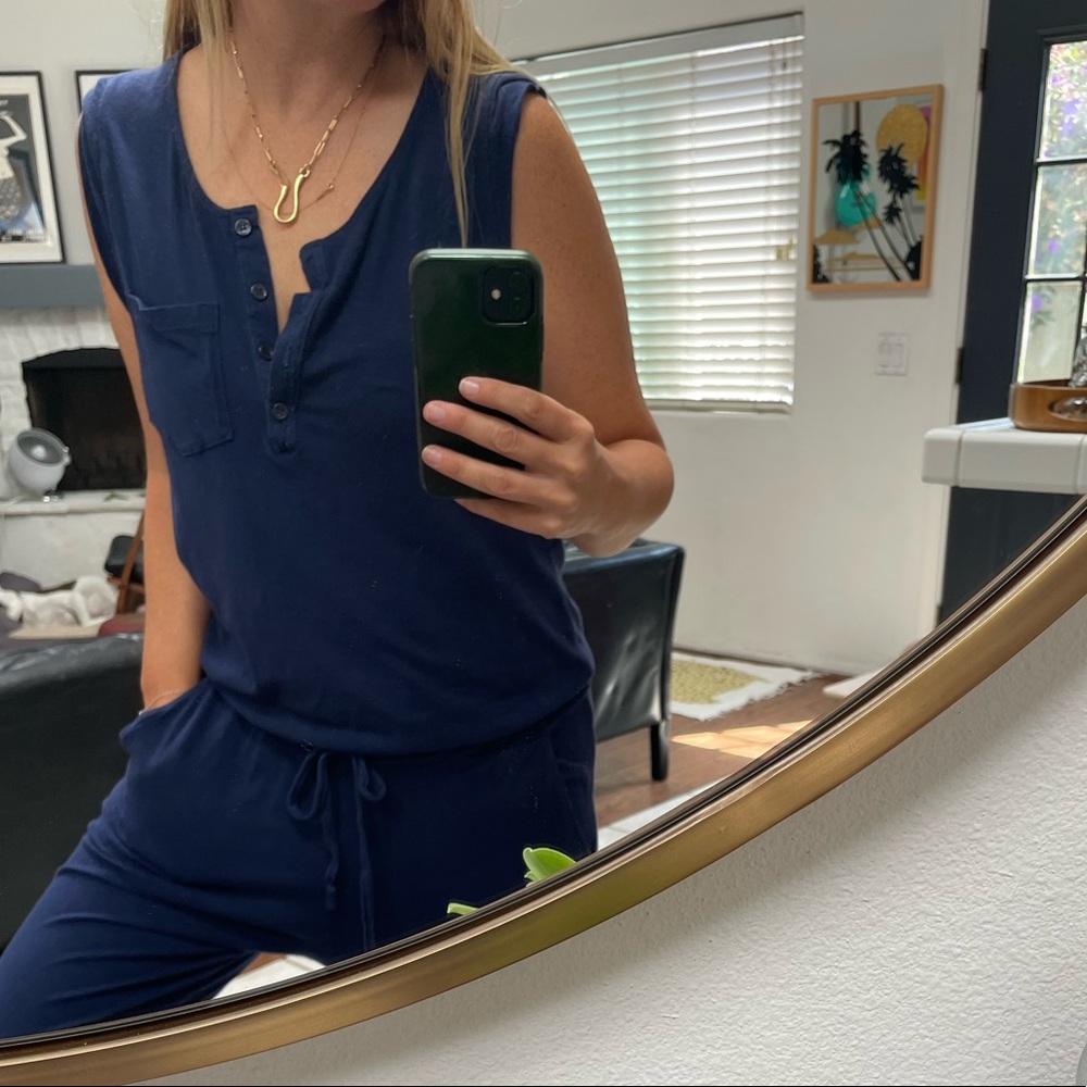 Sundry lightweight navy Jumpsuit